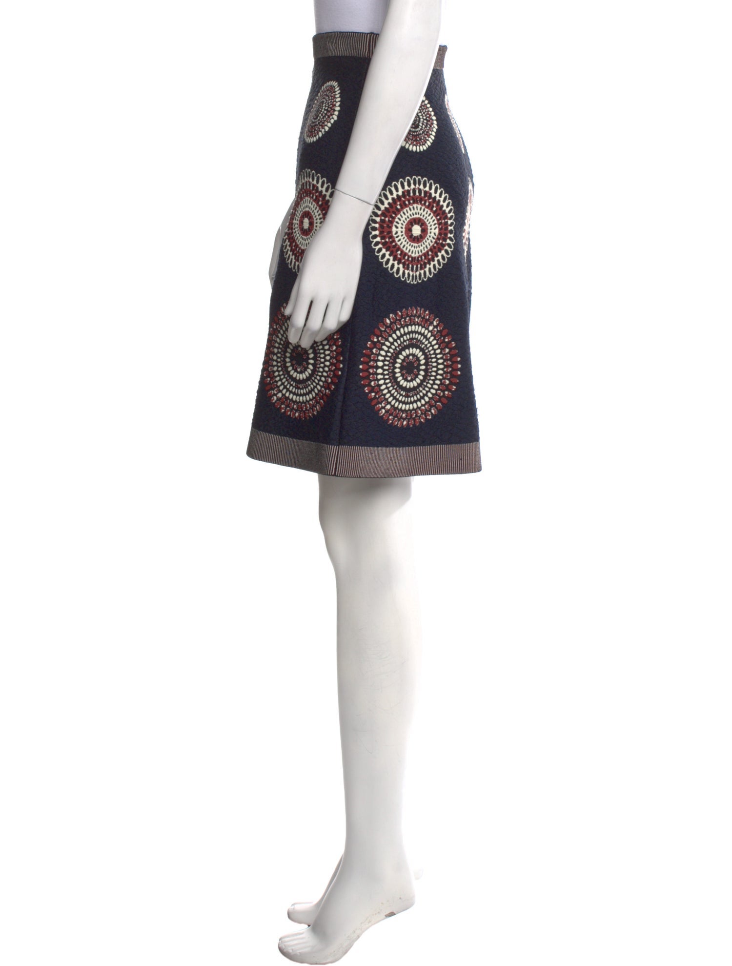 Alaïa Printed Knee-Length Skirt