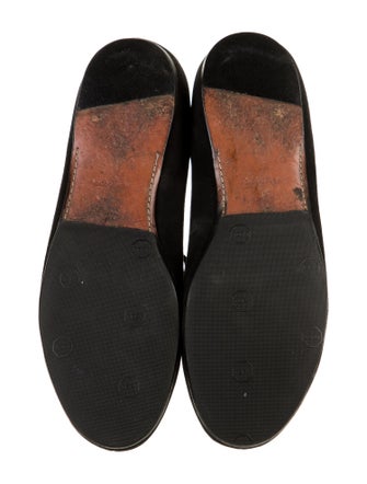 Alaïa Suede Cutout Accent Ballet Flats