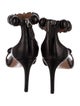 Alaïa Leather Studded Accents Sandals