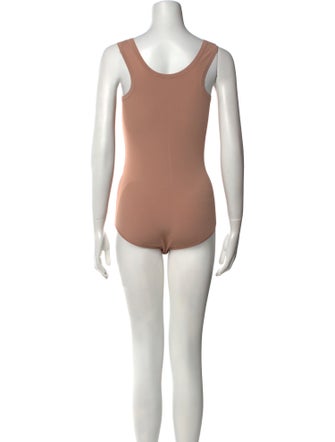 Alaïa Square Neckline Sleeveless Bodysuit