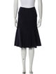 Alaïa Wool Knee-Length Skirt