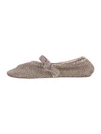 Alaïa Mesh Mary Jane Flats