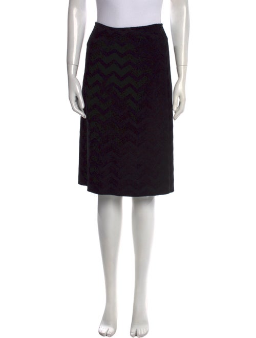Alaïa Striped Knee-Length Skirt
