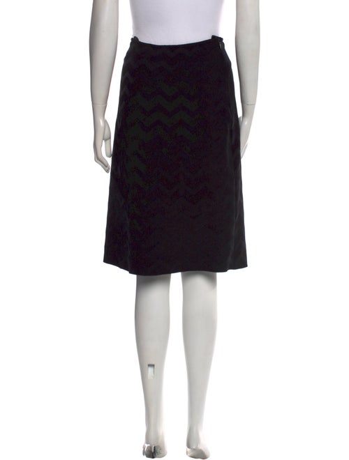 Alaïa Striped Knee-Length Skirt