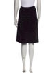Alaïa Striped Knee-Length Skirt