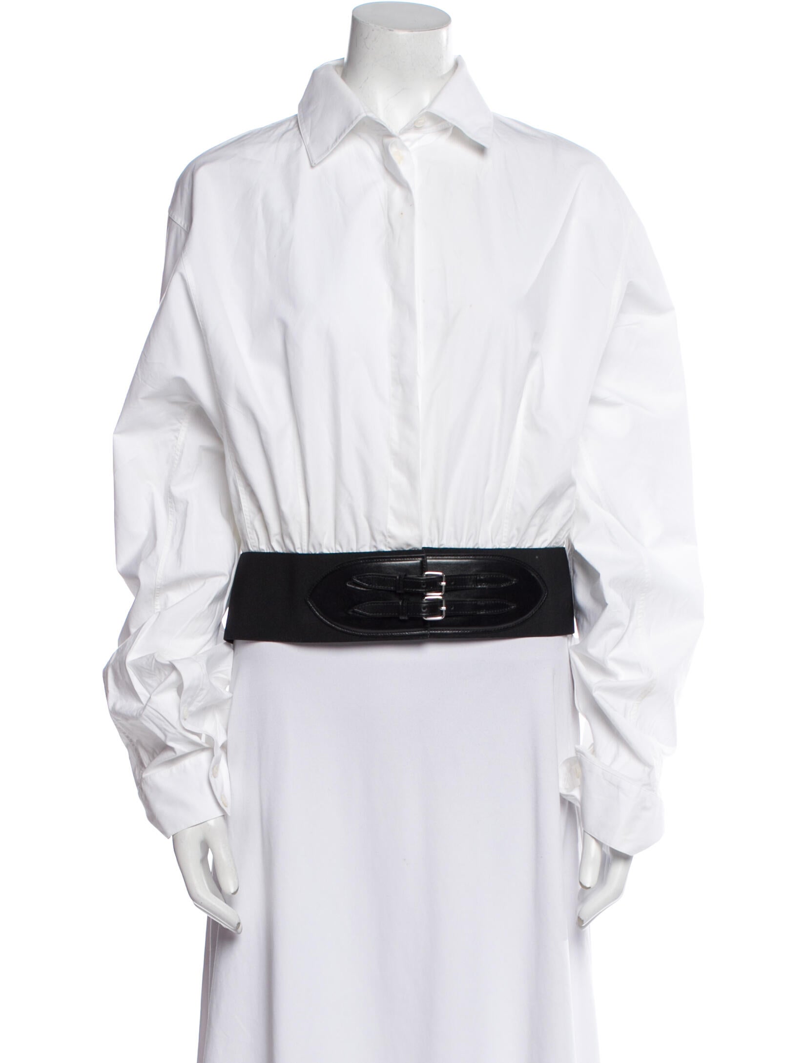 Alaïa Long Sleeve Crop Top