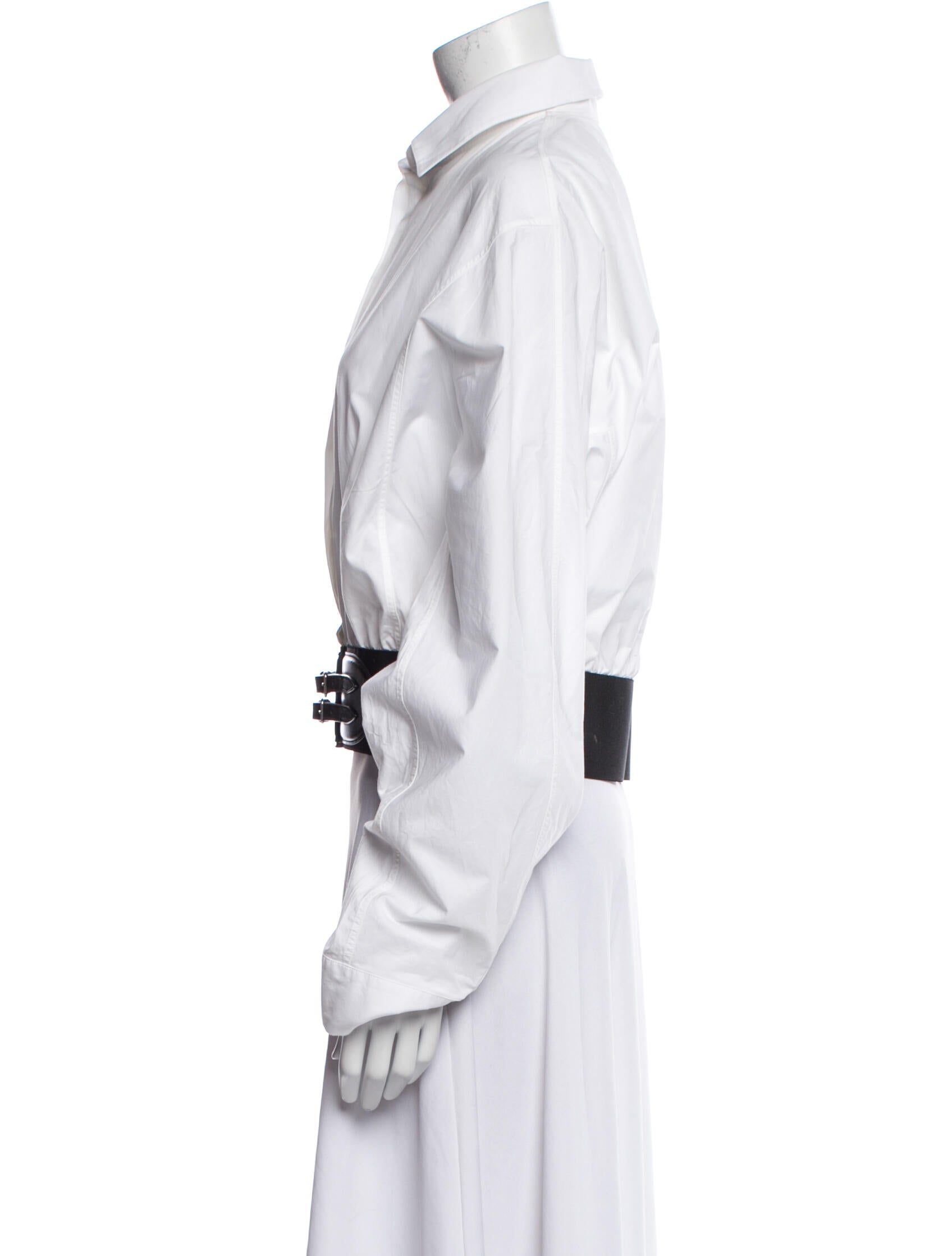 Alaïa Long Sleeve Crop Top