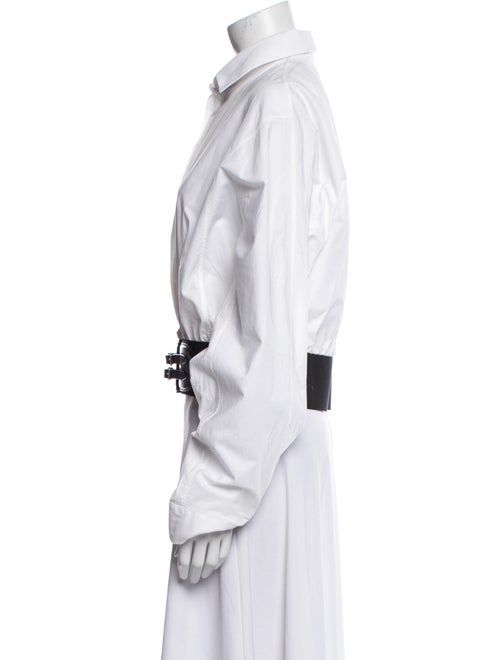 Alaïa Long Sleeve Crop Top