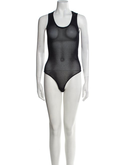 Alaïa Scoop Neck Sleeveless Bodysuit