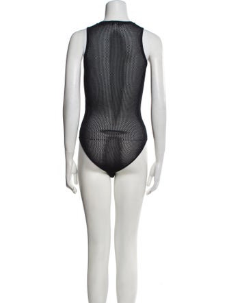 Alaïa Scoop Neck Sleeveless Bodysuit