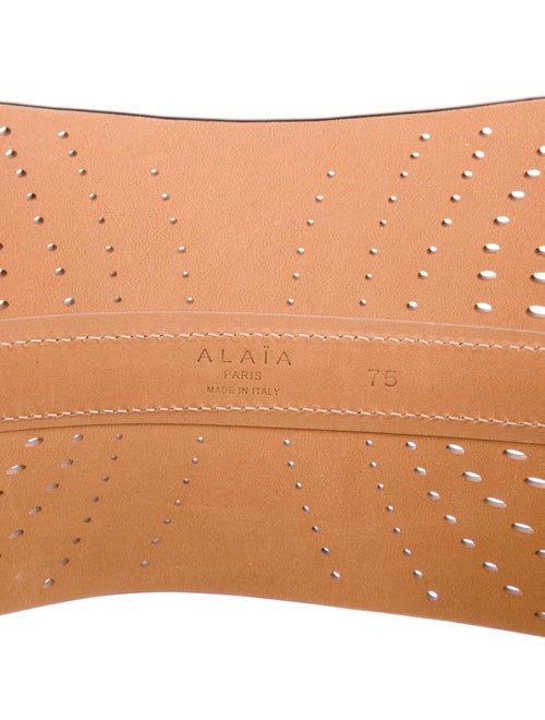Alaïa Wide Leather Waist Belt