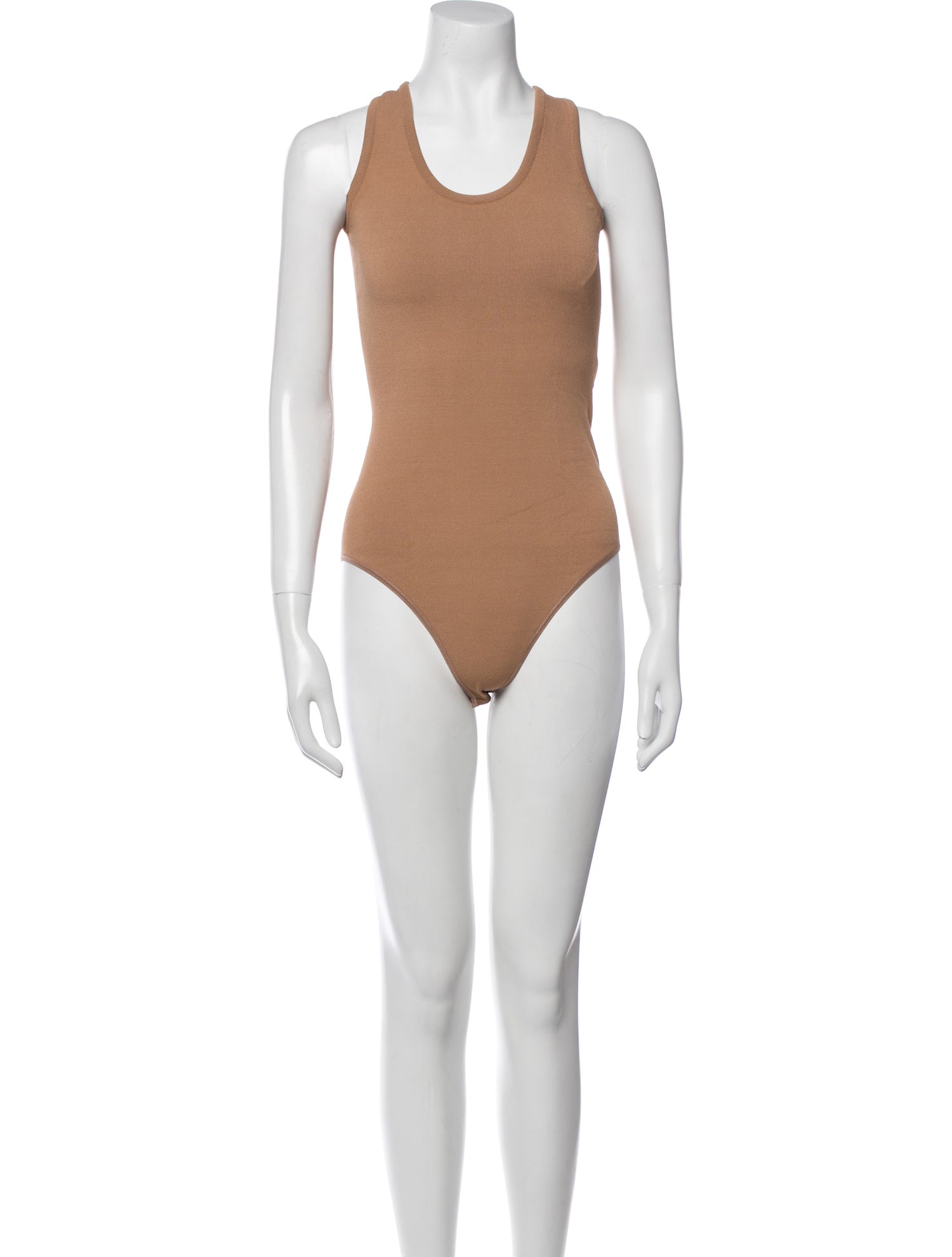 Alaïa Scoop Neck Sleeveless Bodysuit