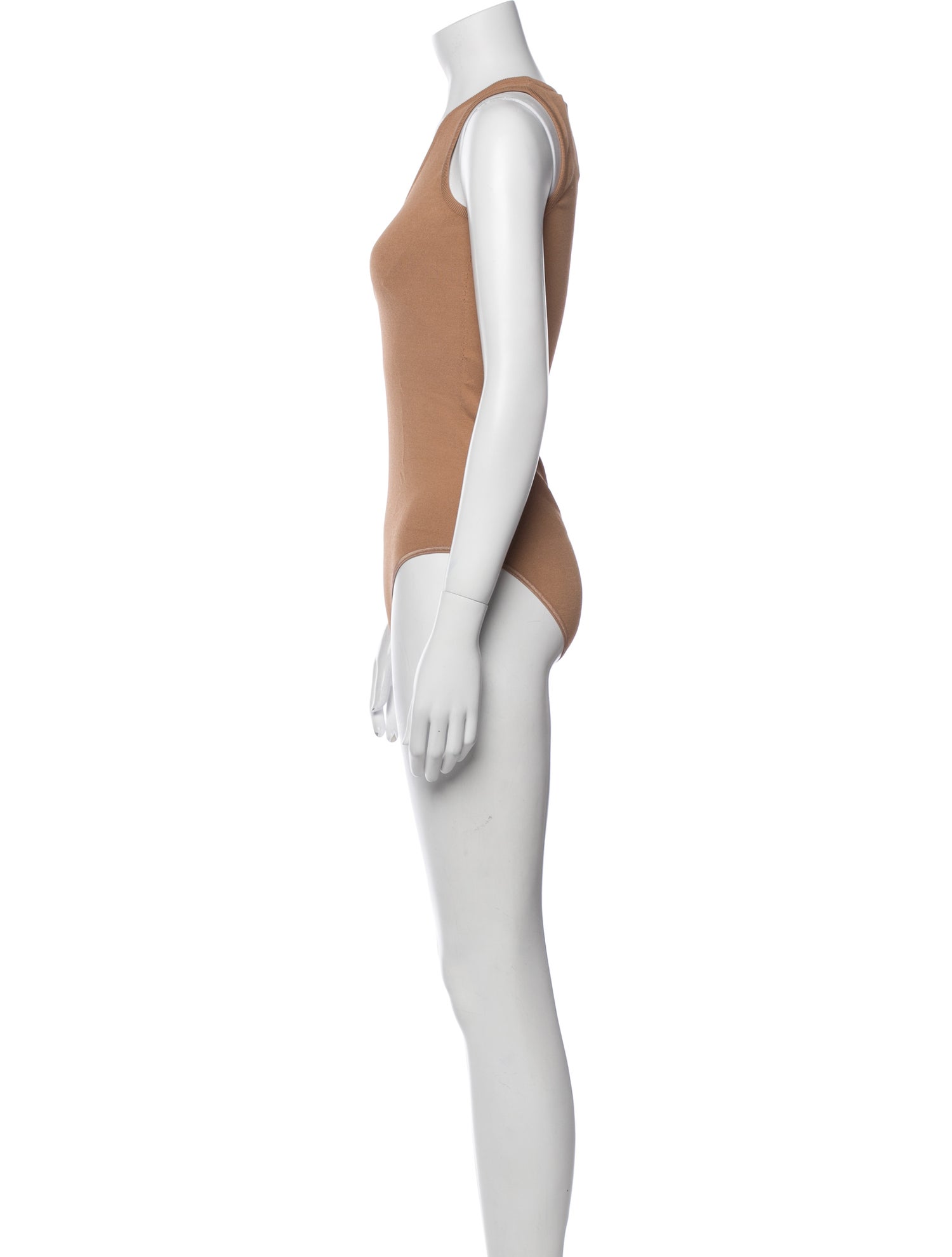 Alaïa Scoop Neck Sleeveless Bodysuit