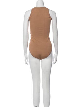 Alaïa Scoop Neck Sleeveless Bodysuit