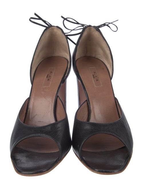 Alaïa Leather Sandals