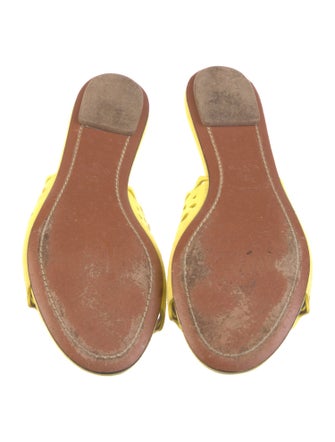 Alaïa Suede Lasercut Accents Slides