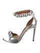 Alaïa Leather Studded Accents Sandals