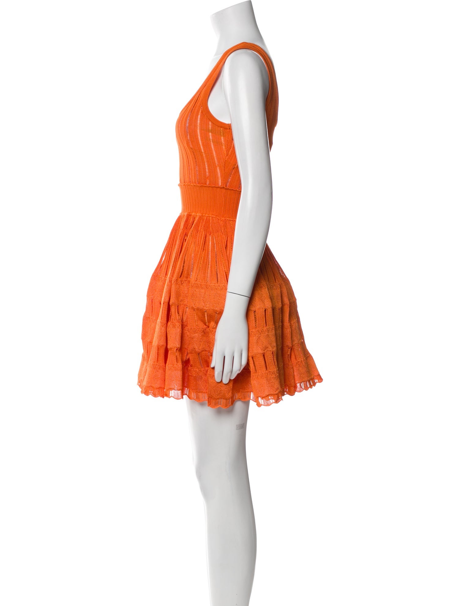 Alaïa Scoop Neck Mini Dress w/ Tags