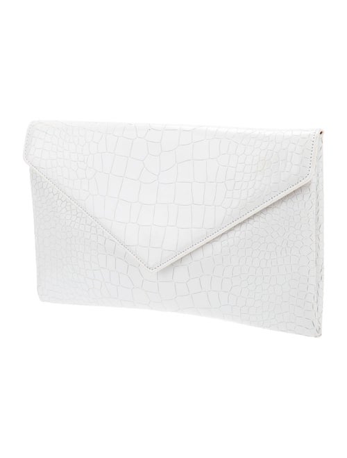 Alaïa Embossed Leather Clutch