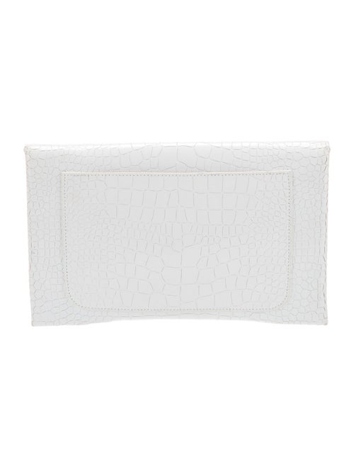 Alaïa Embossed Leather Clutch