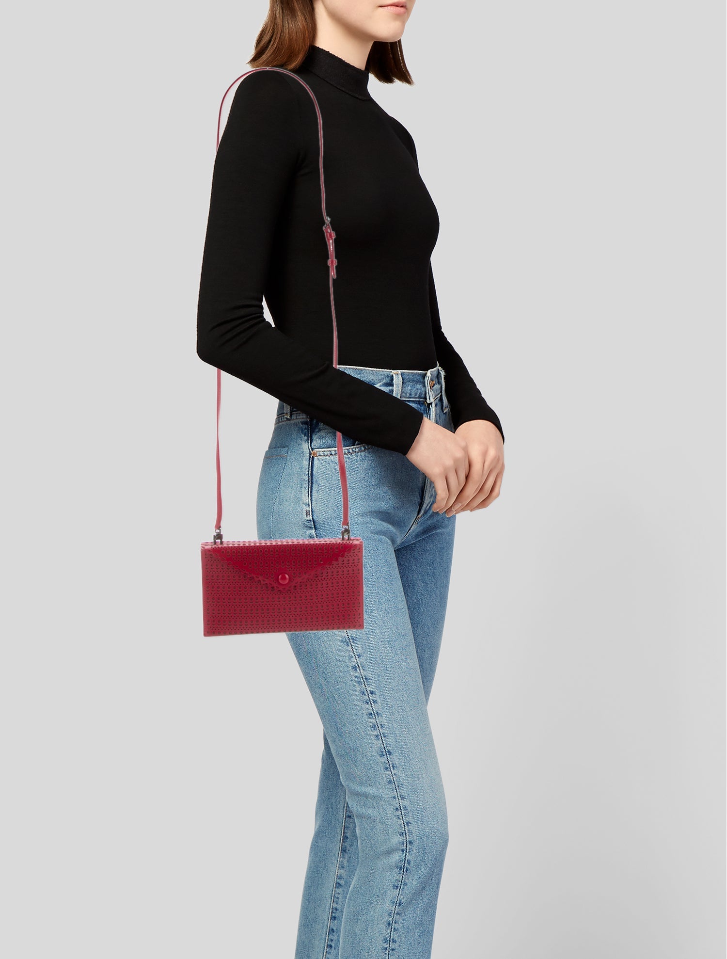 Alaïa Leather Crossbody Bag