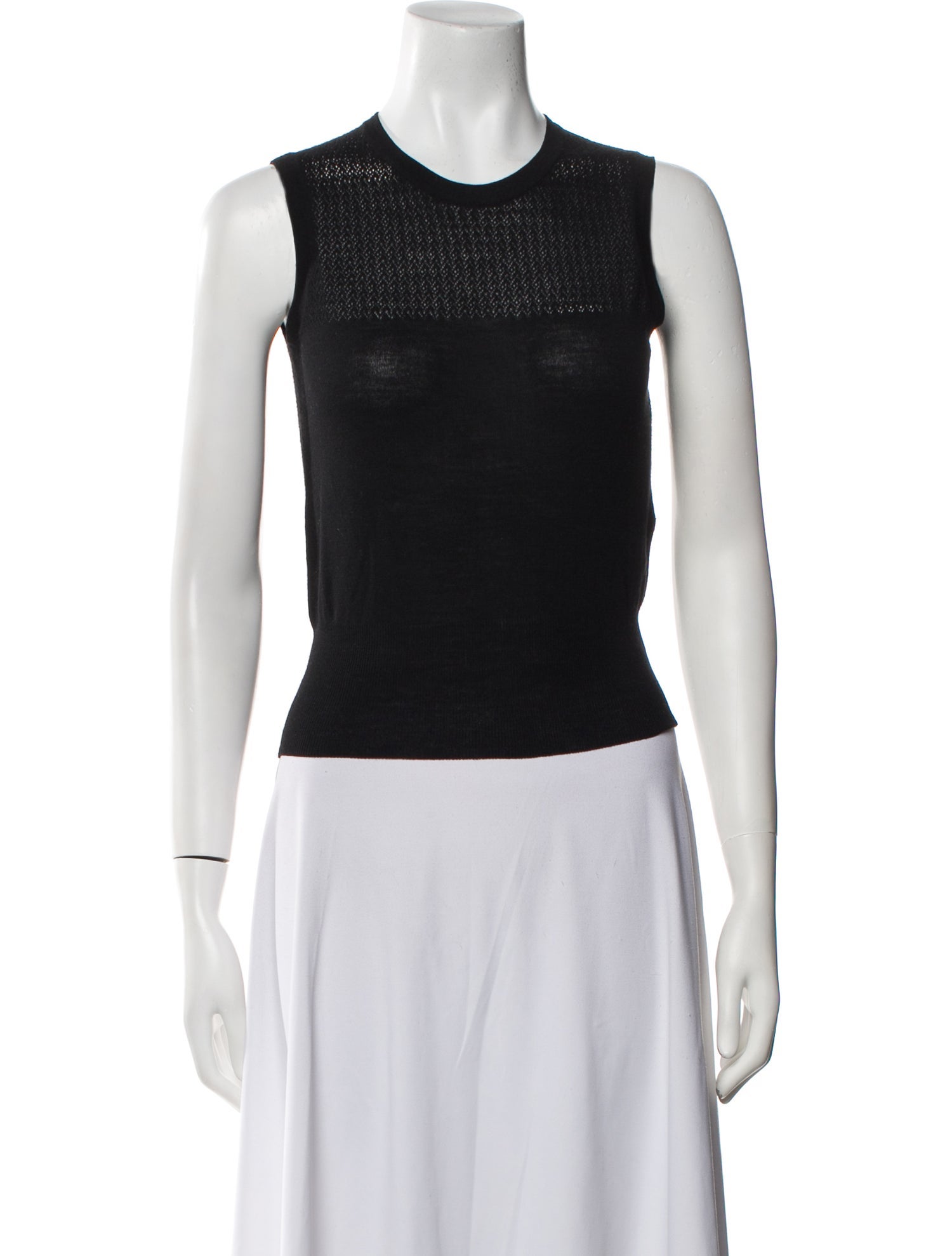 Alaïa Wool Crew Neck Top