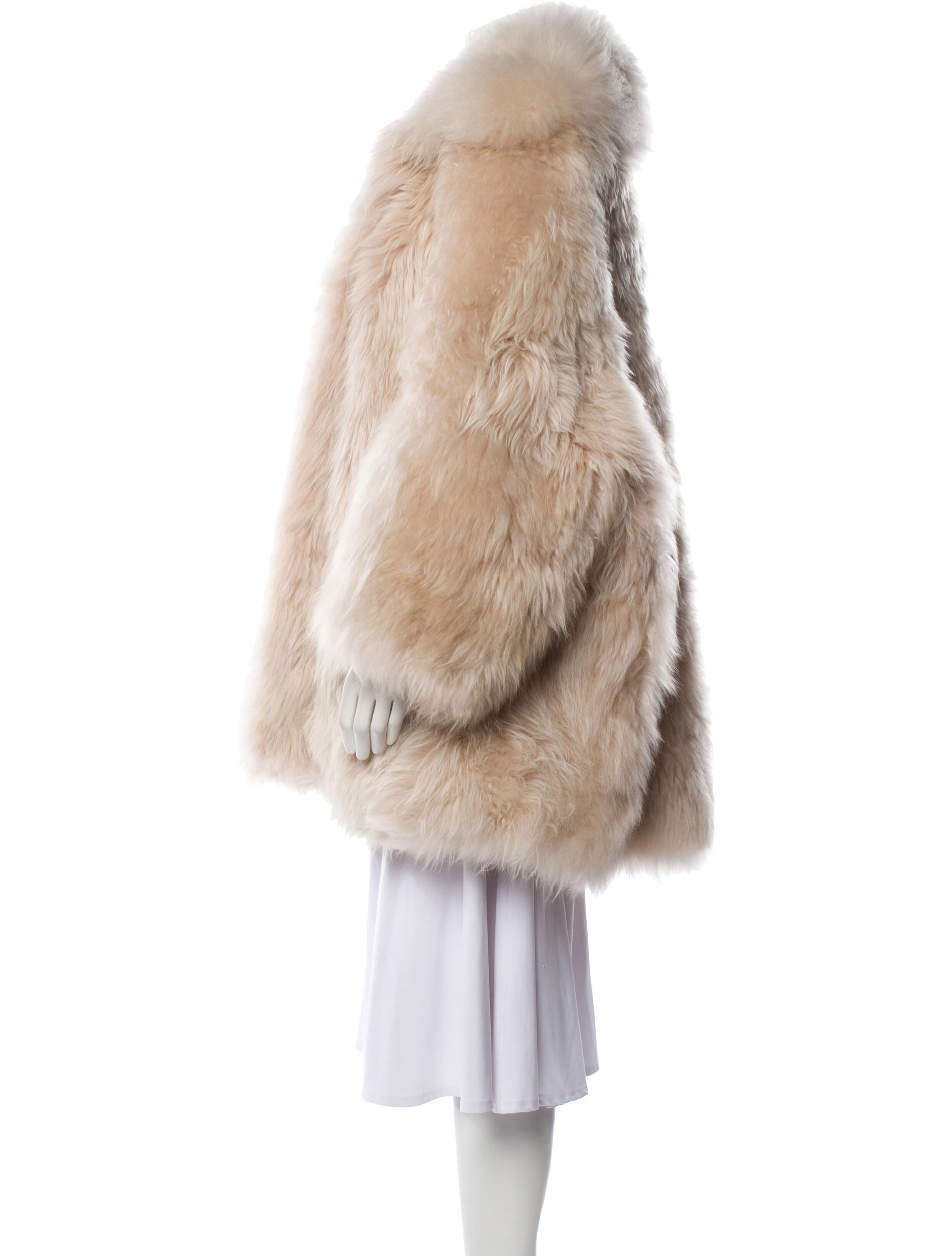 Alaïa Late 2000's - Early 2010's Goat Fur Fur Coat