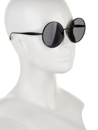 Alaïa Round Tinted Sunglasses