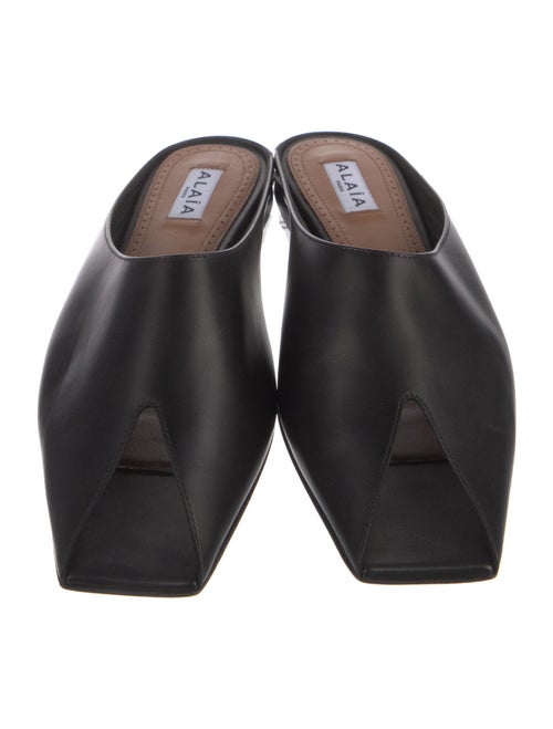 Alaïa Leather Slides
