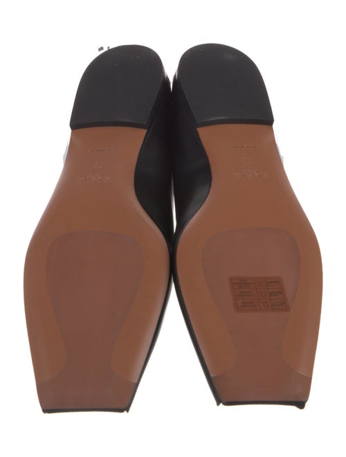 Alaïa Leather Slides