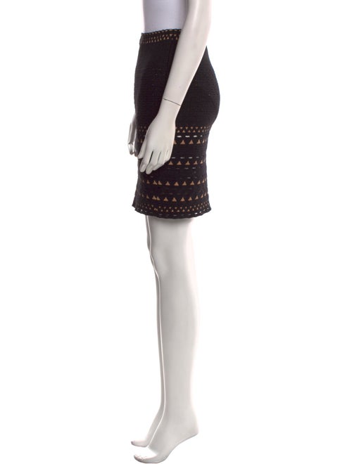 Alaïa Eyelet Trim Mini Skirt