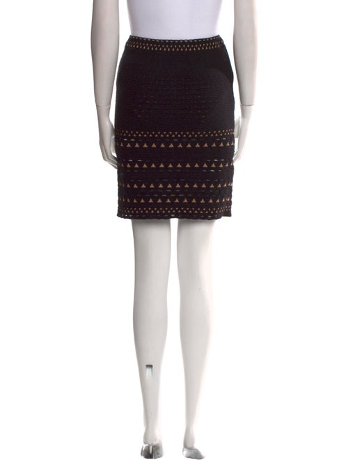 Alaïa Eyelet Trim Mini Skirt