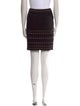 Alaïa Eyelet Trim Mini Skirt