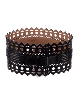 Alaïa Wide Leather Belt