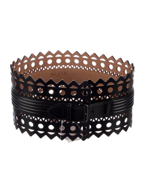 Alaïa Wide Leather Belt