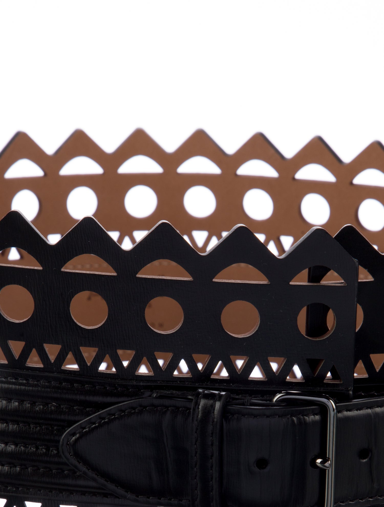 Alaïa Wide Leather Belt