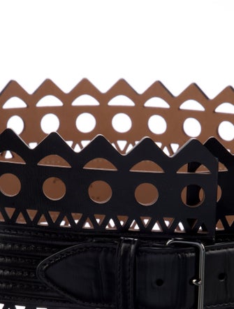 Alaïa Wide Leather Belt