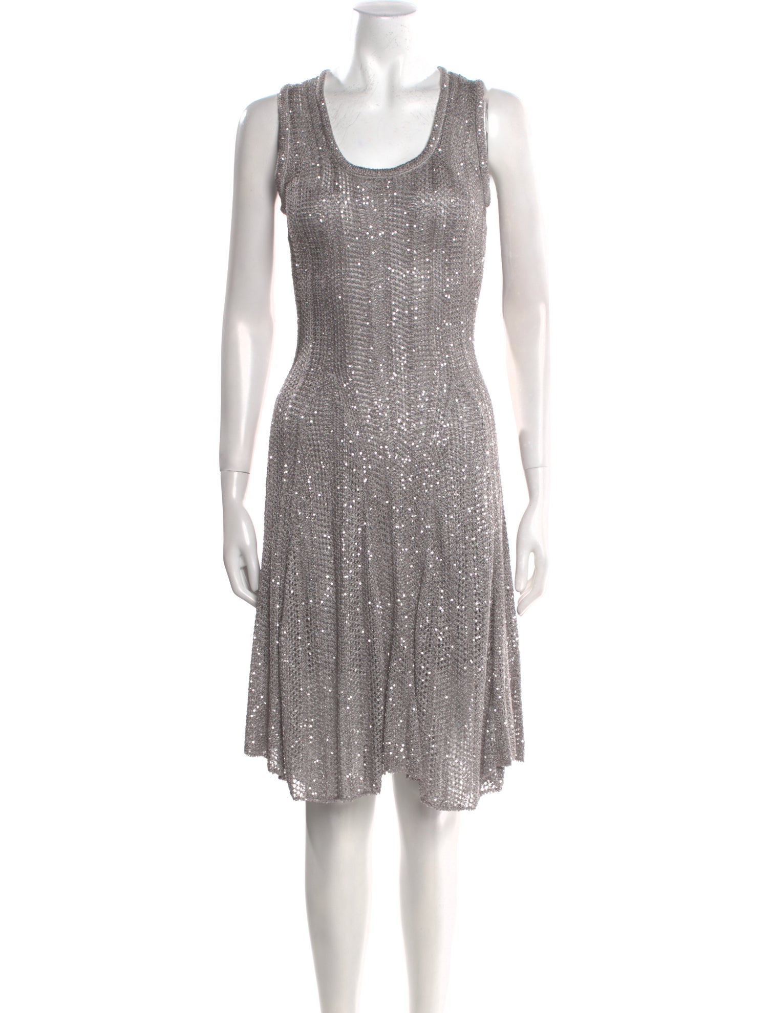 Alaïa Scoop Neck Midi Length Dress w/ Tags