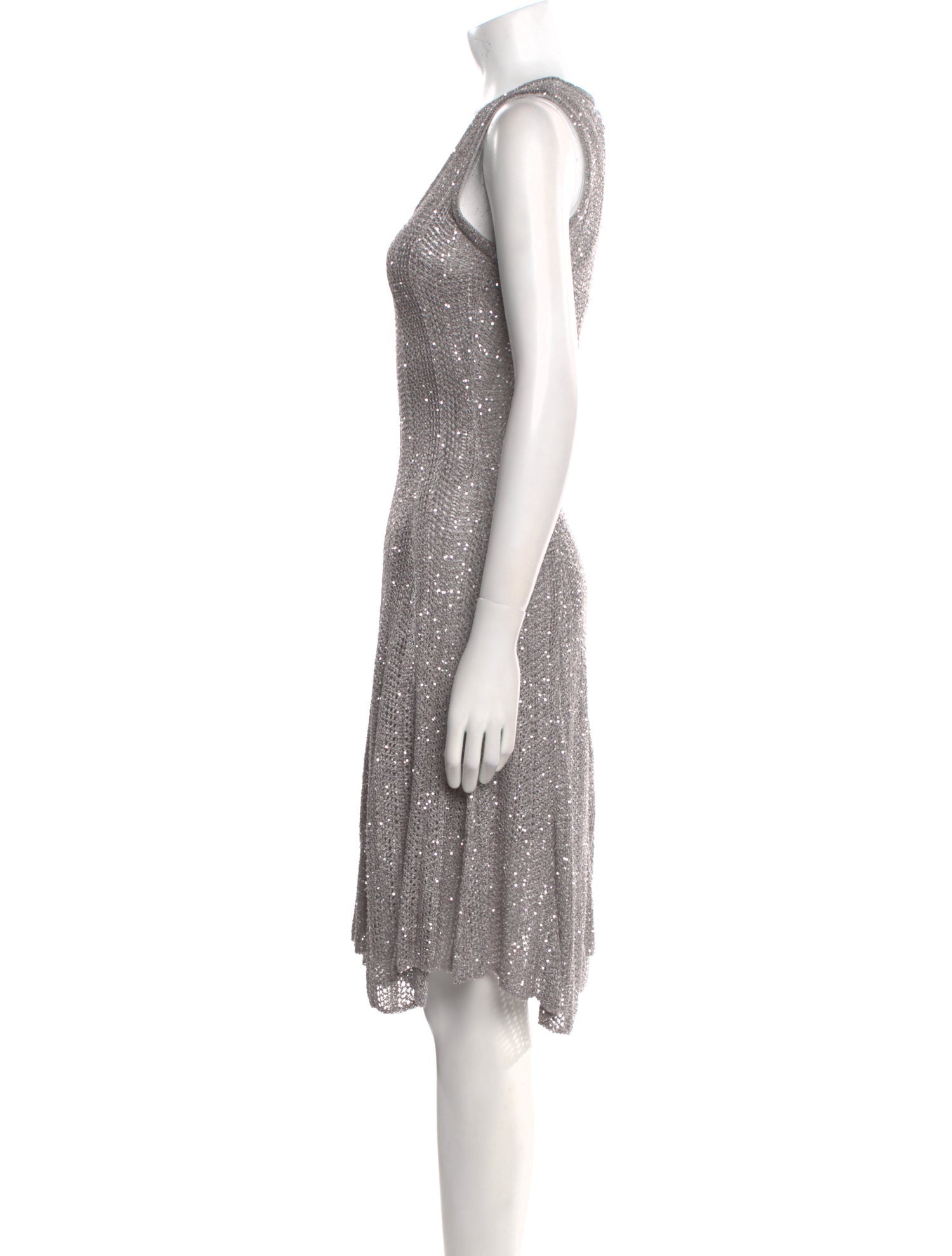 Alaïa Scoop Neck Midi Length Dress w/ Tags