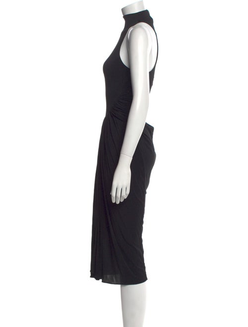 Alaïa Turtleneck Midi Length Dress