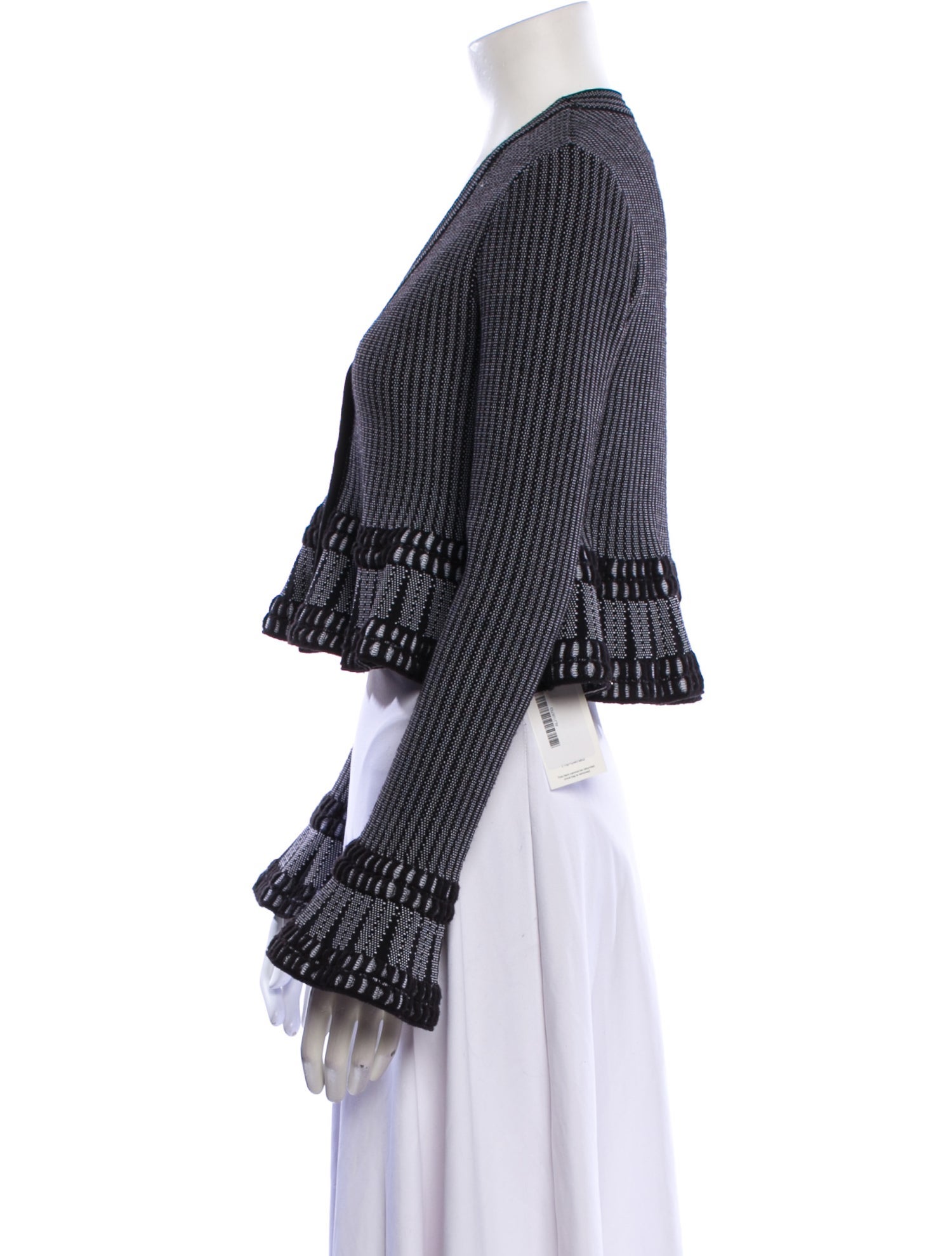 Alaïa Striped Evening Jacket