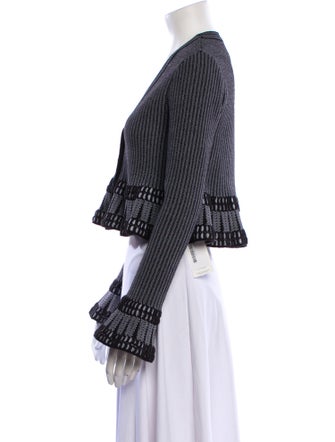 Alaïa Striped Evening Jacket