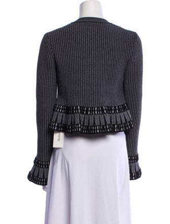 Alaïa Striped Evening Jacket