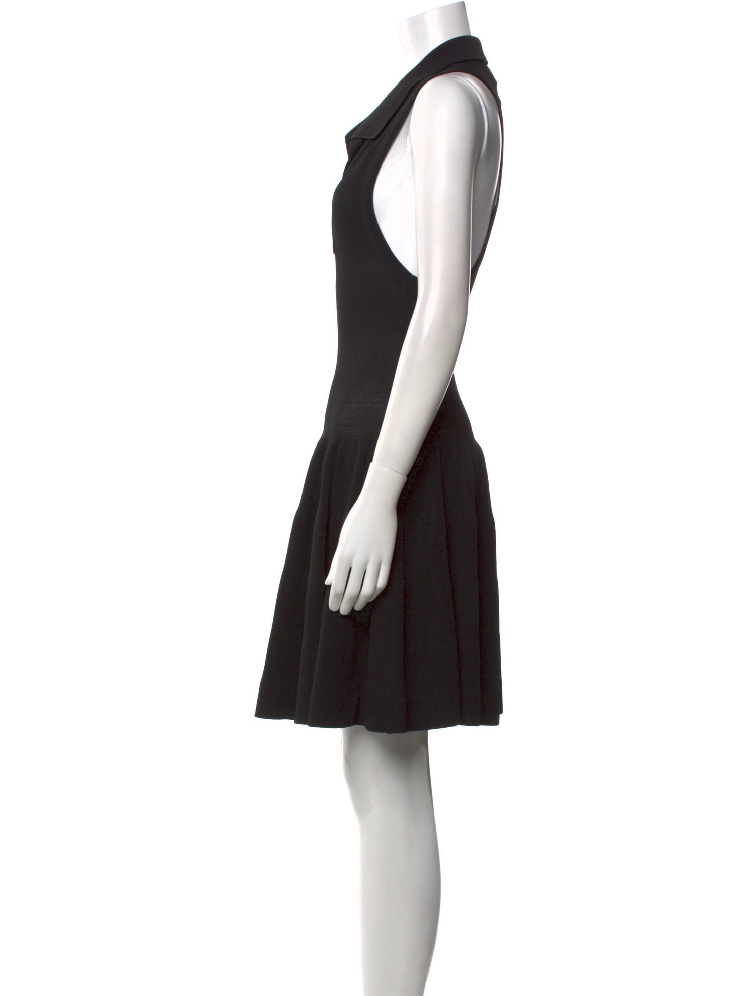 Alaïa V-Neck Knee-Length Dress w/ Tags