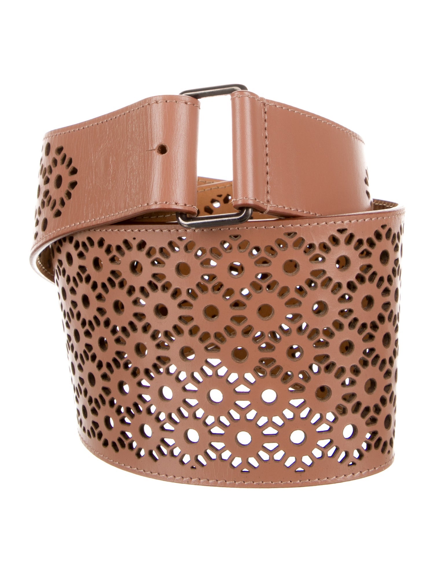 Alaïa Wide Leather Waist Belt