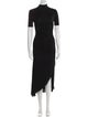 Alaïa Virgin Wool Midi Length Dress