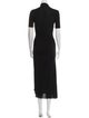 Alaïa Virgin Wool Midi Length Dress