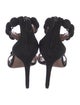 Alaïa Suede Studded Accents Sandals