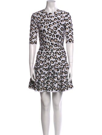 Alaïa Printed Mini Dress