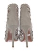 Alaïa Suede Cutout Accent Pumps